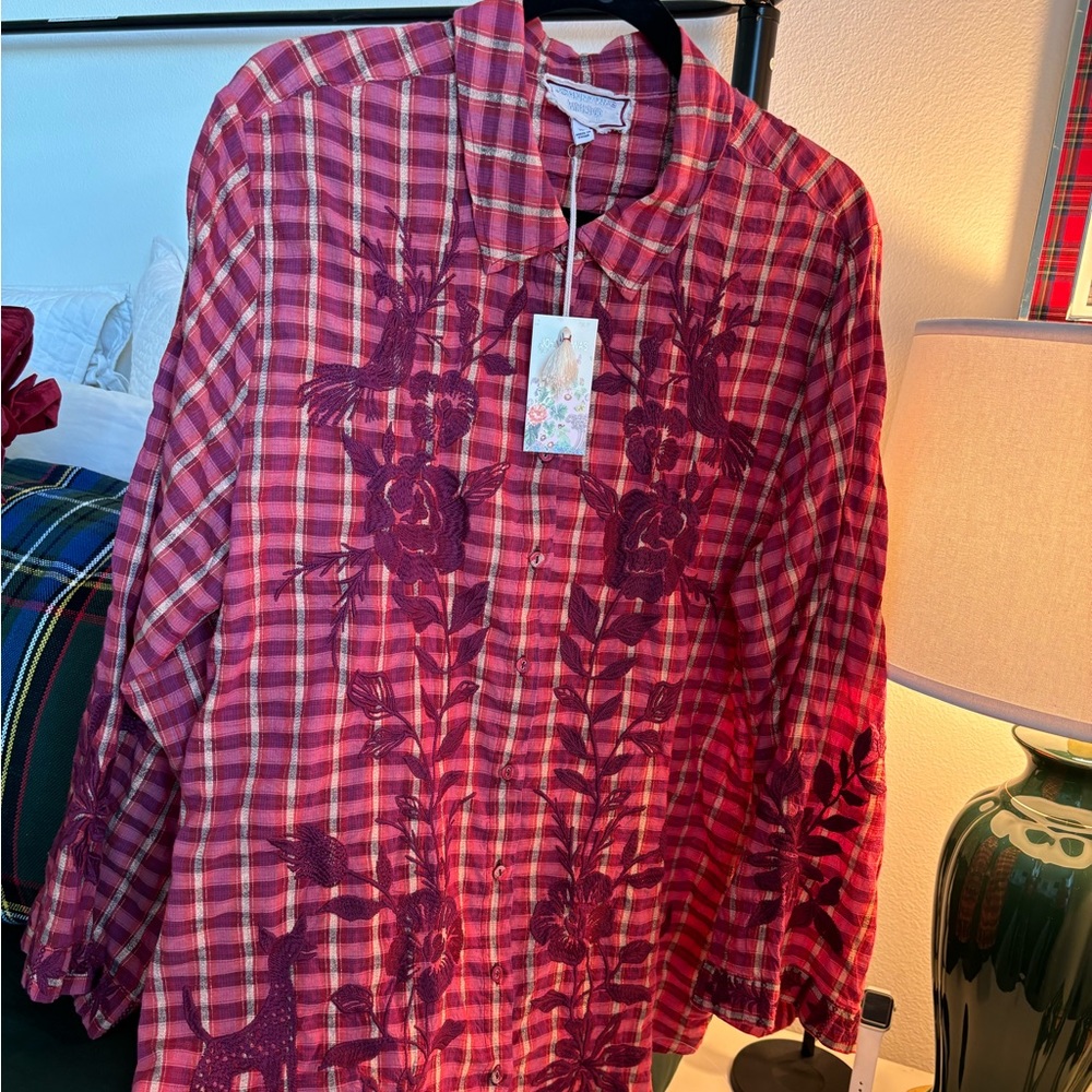 Johnny Was Workshop oversized blouse!